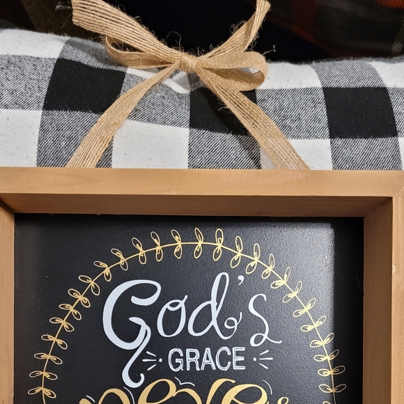 God's grace never fails framed wall art - Picture 7 of 7